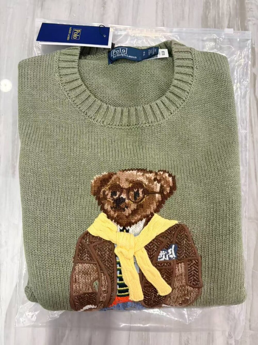 Polo Ralph Lauren Preppy Bear Knit Sweater